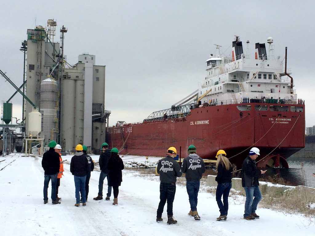 Grains in Action February 2017 at Sarnia Terminal