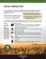Farmer Wellness Poster